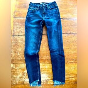Joe’s skinny blue jeans. Size 25. Gently worn.